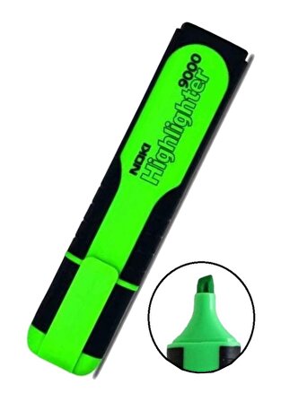 Fosforlu İşaret Kalemi Yeşil Doldurulabilir 2 Adet ve Mürekkebi 30ml 1 Adet Fosforlu Neon Kalem 