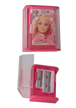 Barbie Kalemtraş İki Bıçaklı 1 Adet Barbi Kalemtraş Lisanslı Orjinal Kalemtraş Kız