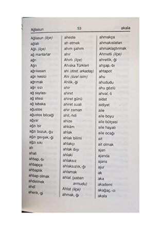 Eş Anlamlı Eş Sesli Zıt Anlamlı Kelimeler Sözlüğü 1 Adet 240 Sayfa Yuva Kelimeler Sözlük