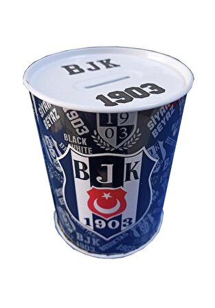Beşiktaş Metal Kumbara Orta Boy Orjinal Lisanslı 1 Adet Bjk Kumbara Taraftar Kumbara Kara Kartal 12x9 cm
