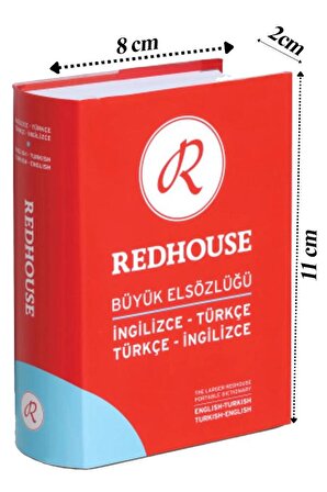 Redhouse Türkçe İngilizce Cep Sözlüğü Mavi 493 Sayfa 1 Adet 22.000 Red House İngilizce Sözlük Mini Boy Cep