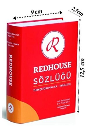 Redhouse Türkçe İngilizce Sözlüğü Mini Turuncu 516 Sayfa 1 Adet 30.000 Kelime Hazneli Red House İngilizce Sözlük Mini Boy Cep