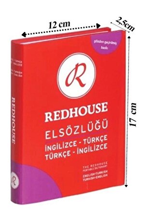 Redhouse İngilizce Türkçe El Sözlüğü Mor 544 Sayfa 1 Adet 30.000 Kelime Hazneli Red House İngilizce Sözlük El Boy Cep