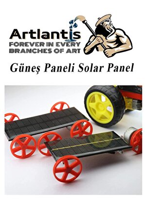 Güneş Paneli Mini Motor ve Pervane Seti 1 Paket Güneş Paneli Solar Panel Deney Seti Anahtar Krokodil Kablo