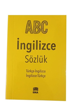 İngilizce Sözlük Karton Kapak 320 Sayfa 1 Adet Sözlük Türkçe İngilizce Sözlüğü İlk Okullar İçin Renkli Baskı