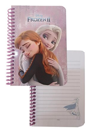 Not Defteri Frozen Elsa 11x15 cm 1 Adet 80 Yaprak Çizgili Lisanslı Frozen Öğrenci Not Defter