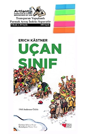 Uçan Sınıf Erich Kastner Kitap 174 Sayfa Karton Kapak 1 Adet Fosforlu Transparan Kitap Ayraç 1 Paket