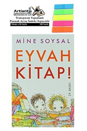 Eyvah Kitap Mine Soysal 127 Sayfa Karton Kapak 1 Adet Fosforlu Transparan Kitap Ayraç 1 Paket