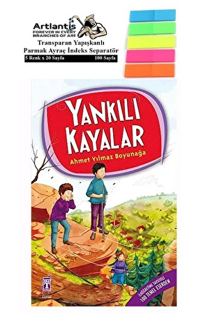 Yankılı Kayalar Ahmet Yılmaz Boyunağa 112 Sayfa Karton Kapak 1 Adet Fosforlu Transparan Kitap Ayraç 1 Paket