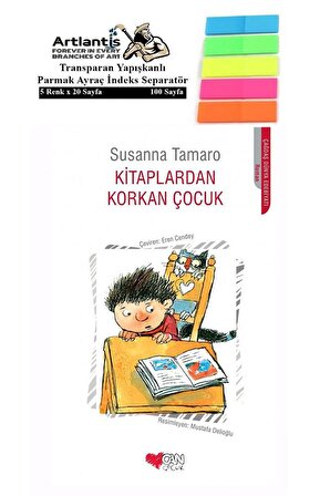 Kitaplardan Korkan Çocuk Susanna Tamaro 41 Sayfa Karton Kapak 1 Adet Fosforlu Transparan Kitap Ayraç 1 Paket