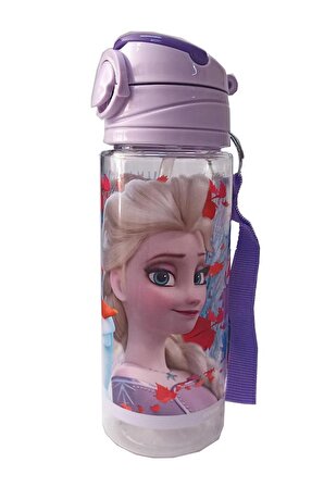 Kız Çocuk Frozen Matara 500 ml 1 Adet Lisanslı Elsa Karlar Ülkesi Suluk Okul Matarası Öğrenci Suluğu