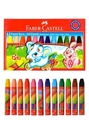 Öğrenci Boyama Seti 4 lü Faber 12 Renk Sulu Boya Kuru Boya Pastel Boya Keçeli Kalem 12 li Boya Set Faber Castell Okul Sınıf