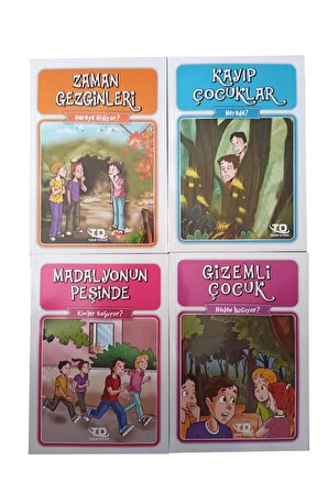 Macera Gezginleri 1 Paket 8 Kitap 3 ve 4 Sınıf Okuma Kitabı 80 Sayfa Renkli Baskı Hikaye Kitap Seti