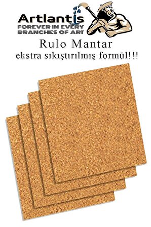 Rulo Mantar 2 mm 120x100 cm 1 Adet 2 mm Kalınlığında 120x100 cm Rulo Mantar Pano 
