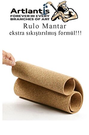 Rulo Mantar 2 mm 60x100 cm 1 Adet 2 mm Kalınlığında 60x100 cm Rulo Mantar Pano 