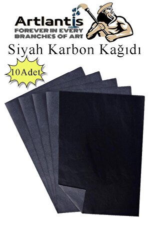 Siyah Karbon Kağıdı A4 10 Adet 21x29,7 cm Kopya Kağıdı Transfer Kağıdı Renkli Karbon Kağıdı