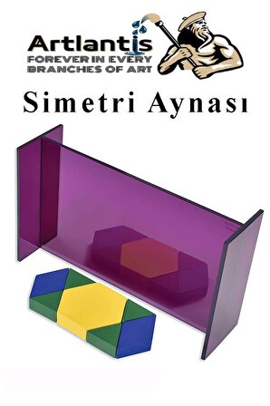 Simetri Aynası 5 Adet Ayna Yansıma Matematik Sınıf Ders Materyali