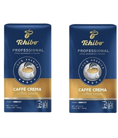 Tchibo Profesional Cafe Crema Çekirdek 1 Kg X 2 Adet