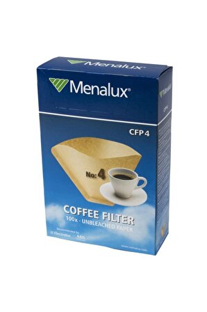 Menalux by Electrolux 100 Adet 1x4 Filtre Kahve Kâğıdı