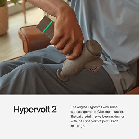 Hyperice Hypervolt 2 - Sessiz Kayma Teknolojisi - Vurmalı Masaj Aleti