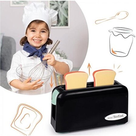 SMOBY Tefal Oyuncak Ekmek Kızartma Makinesi - Siyah