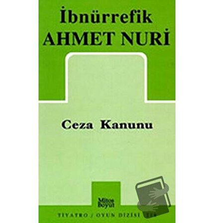 Ceza Kanunu / Mitos Boyut Yayınları / İbnürrefik Ahmet Nuri