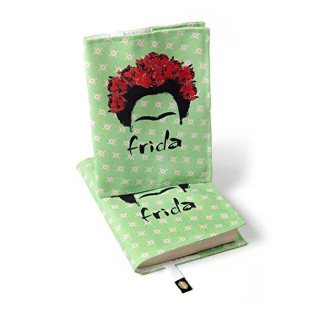 BCOVERART  Kitap Kılıfı-Frida Portre