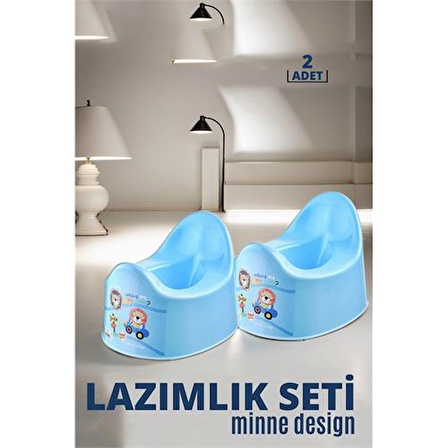 Mavi Lazımlık 2 li SET