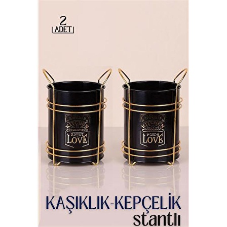 Stantlı Kaşıklık Organizer  2 li SET