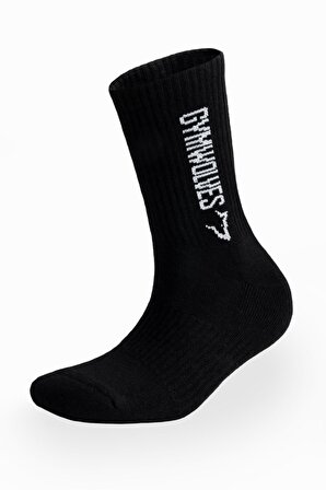 Gymwolves Atlatik Spor Çorap Siyah | 3 Lü Paket | Unisex Çorap | Sock
