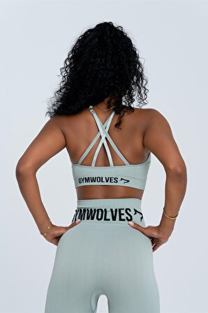 Gymwolves Dikişsiz Spor Sütyeni | Seamles Bras | İnce Fitilli Model |
