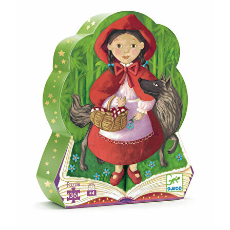 Djeco Little Red Riding Hood 4+ Yaş Büyük Boy Puzzle 36 Parça