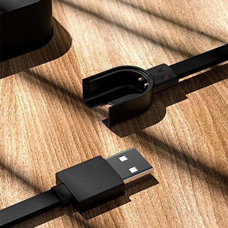 Sneezy Mi Band 3 İle Uyumlu Yedek Hızlı USB Şarj Kablosu