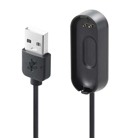 Sneezy Mi Band 4 İle Uyumlu Yedek Hızlı USB Şarj Kablosu