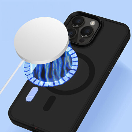 Sneezy İphone 11 İle Uyumlu Magnetic Matte Prism Kapak