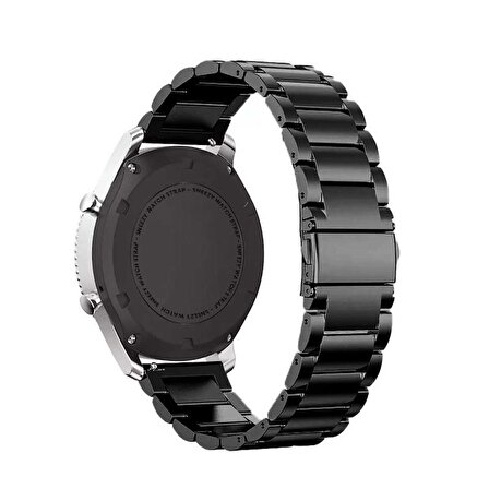 Sneezy Huawei Watch Gt4 46mm İle Uyumlu 22mm Ironweft Döküm Çelik Metal Kordon