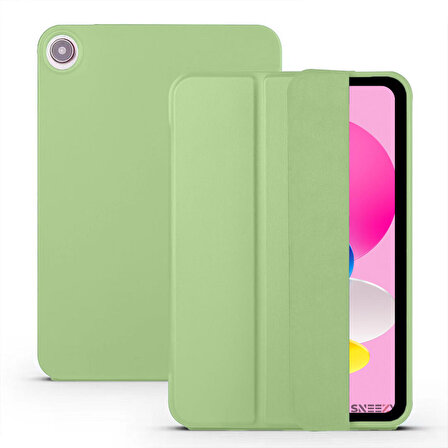 Apple iPad Air 4.Nesil 10.9 2020 İnç Uyumlu Soft Safe Arkası Silikon Smart Tablet kılıfı