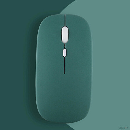 Huawei Tablet Şarj Edilebilir Sessiz Mouse Bluetooth + 2.4Hz Wifi Kablosuz Mouse Fare