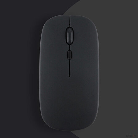 Honor Tablet Şarj Edilebilir Sessiz Mouse Bluetooth + 2.4Hz Wifi Kablosuz Mouse Fare