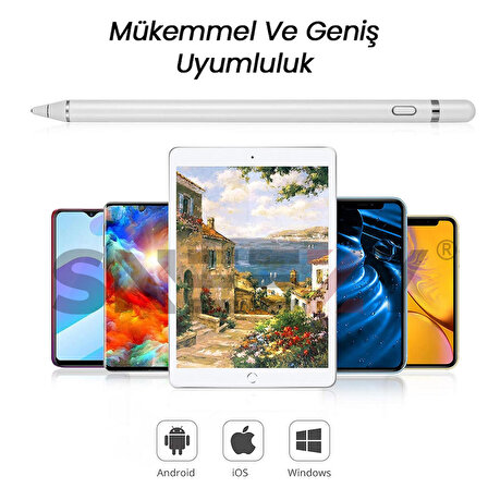 Samsung Tab S6 Lite P610 10.4 İnç Uyumlu InkScribe Dokunmatik Çizim ve Tasarım Kalemi Staylus Pencil