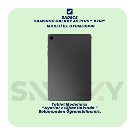 Samsung Tab A9 Plus X210 11 İnç Uyumlu AstroGuard Uzay Yolcusu Kids Çocuk Tablet Kılıfı