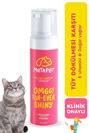 Kedi Tüy Dökülmesi Önleyici, Şampuanı ve Nano Gümüş Hijyen Sağlığı, Kedi Tüy Bakım Ürünleri Seti