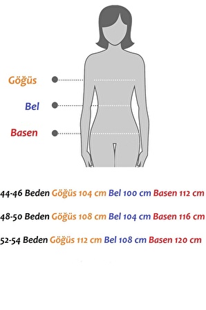 Uzun Kol Büyük Beden Şifon Elbise 30A-1809