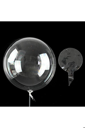 ŞEFFAF BALON 20 İNÇ (Yaklaşık 50 cm) İçine Süs Koyulabilen Çok Amaçlı Balon 3 Adet