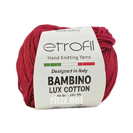 Etrofil Bambino Lux Cotton 70330 Koyu Kırmızı