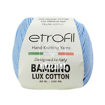 Etrofil Bambino Lux Cotton 70524 Mavi