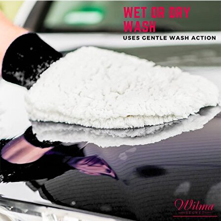Wilma Secret Süper Araç Temizlik Seti - Lüks Yıkama Eldiveni + Oto Süngeri
