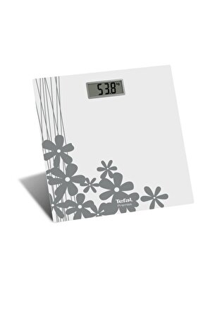PP1430 Premiss LCD Ekranlı Tartı Beyaz Çicek Desenli