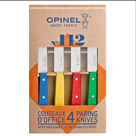 Opinel Les Essentials 4 Renk Soyma Bıçağı NO:112
