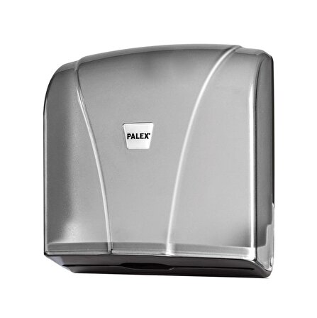 Omnipazar PLX 3464-2 Z Katlı Kağıt Havlu Dispenseri Şeffaf-Füme